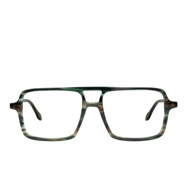 Occhiale da vista Germano Gambini verde striato
